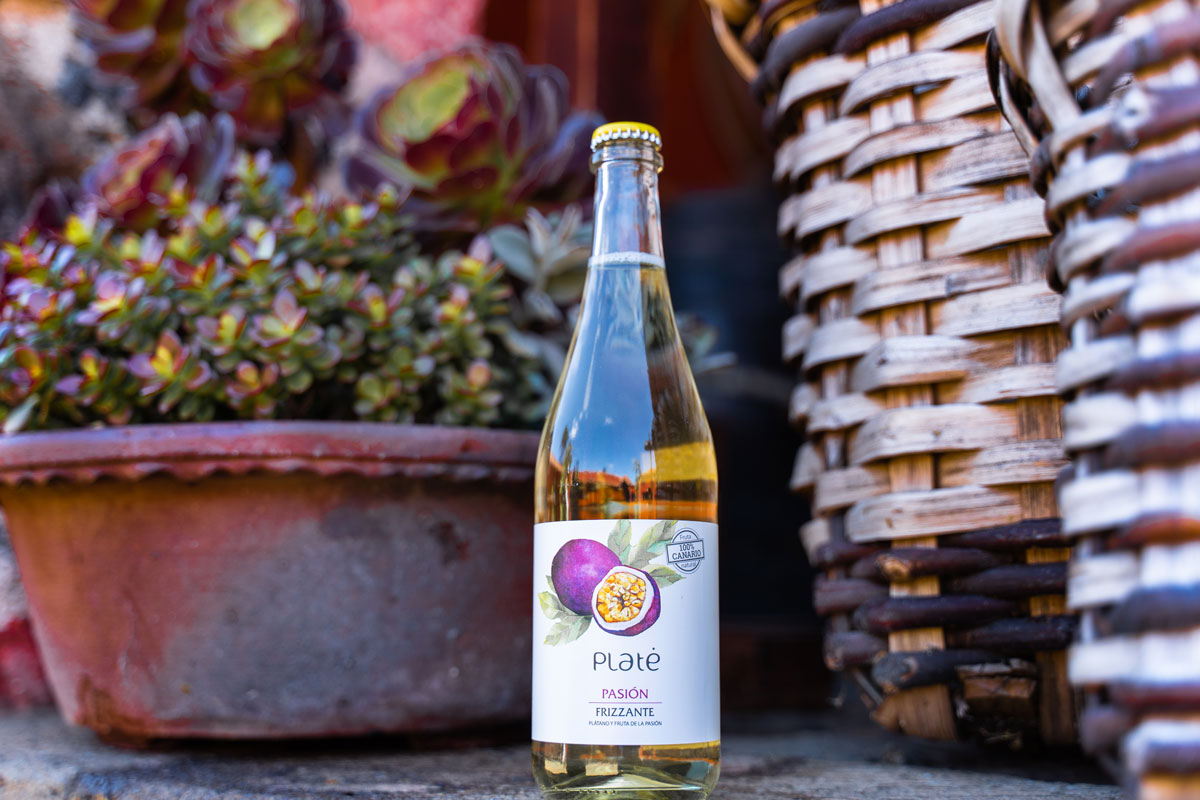 Bodegas Platé, vino de plátano y fruta de la pasión Bodegas Platé, vino de plátano y fruta de la pasión