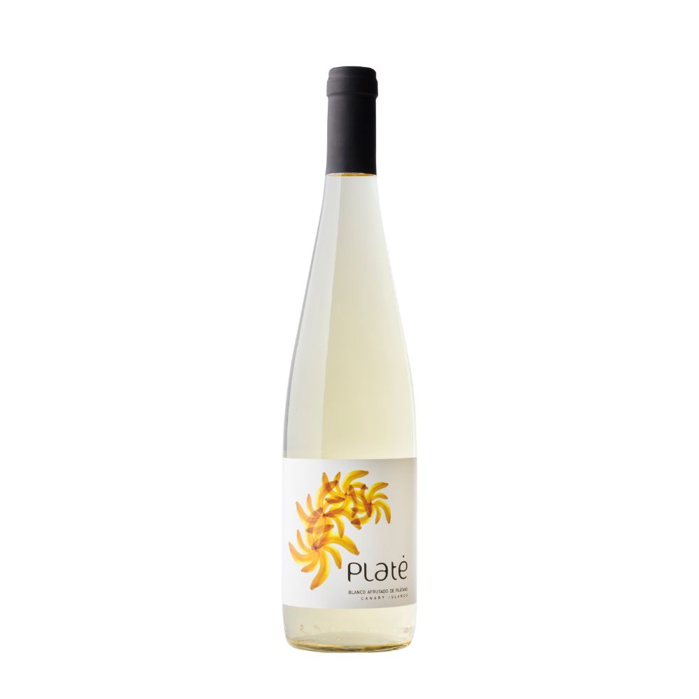 Vino de plátano blanco afrutado