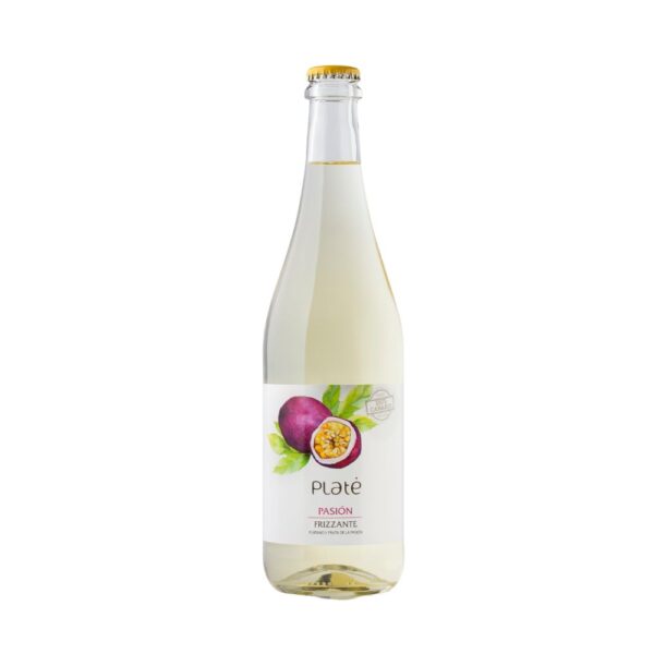 Vino de plátano blanco frizzante