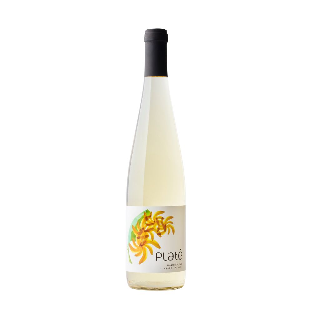 Vino de plátano blanco semiseco
